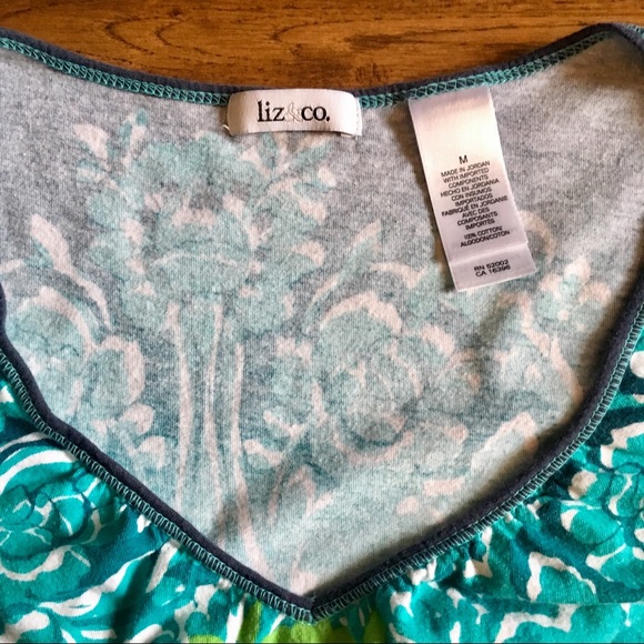 Liz & Co. Patterned Top - Picture 2 of 4